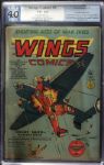 1940 wings comics #6 PGX Graded 