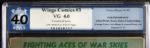 1940 wings comics #6 PGX Graded 