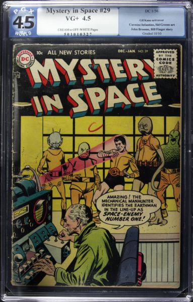 1956 Mystery In Space #29 PGX Graded (4.5)