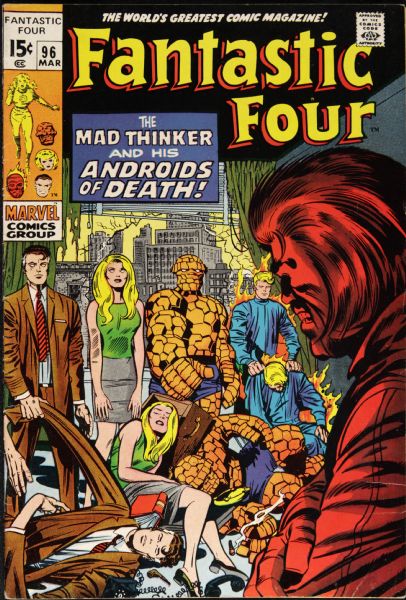 1969-70 Fantastic Four #96-99 Marvel Comics Very Good/Fine (MEARS Auction LOA)