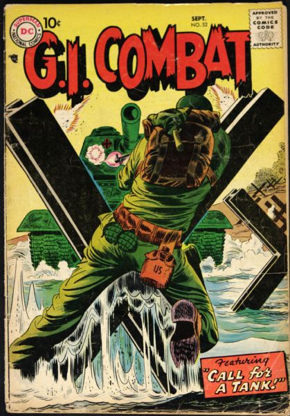 1957 G.I. Combat #52-55 DC Comics (Ungraded) 