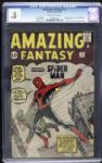 1962 Amazing Fantasy #15 Marvel Comics (CGC 0.5) Featuring the Origin and First Appearance of Spider-Man and First Appearance of Uncle Ben and Aunt May