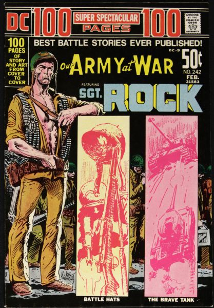 1972 Our Army at War #242 DC Comics Fine+ - (MEARS Auction LOA)