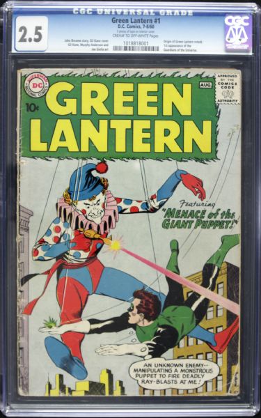  1960 Green Lantern #1 (Graded CGC 2.5)