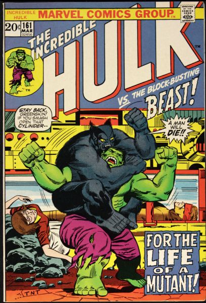 1973 The Incredible Hulk #161 Marvel Comics Very Fine/Near Mint 1st Appearance of The Beast (MEARS Auction LOA)