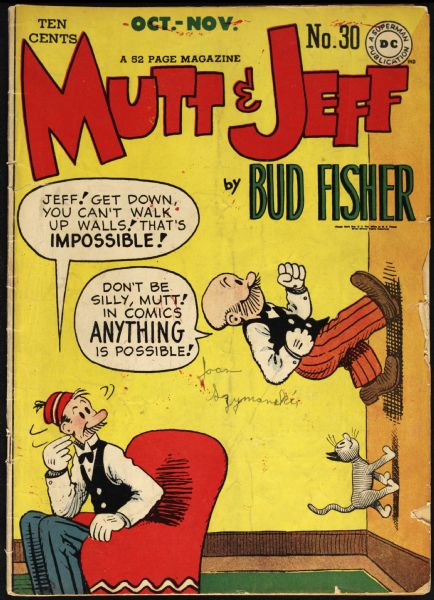 1947 Mutt & Jeff #30 DC Comics Very Good (MEARS Auction LOA)