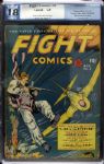 1940 Fight Comics #8 Fiction House Comics (PGX 1.8 G-) Charles Sultan Cover George Tuska/John Celardo/Sultan Art Herman Bolstein Story