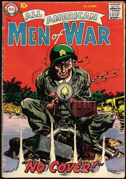 1958-59 All American Men of War #62-65 DC Comics VG/F  (MEARS Auction LOA)