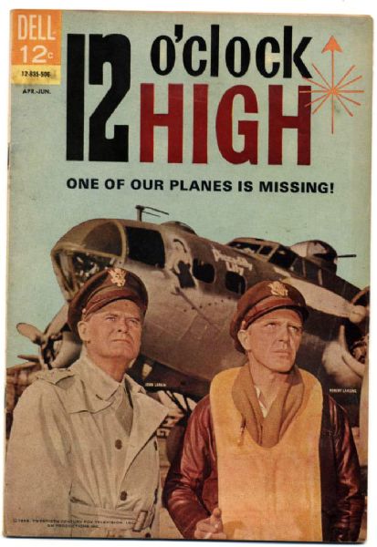 1965 12 OClock High #2 Dell Publishing (Featuring Robert Lansing and John Larkin Cover)