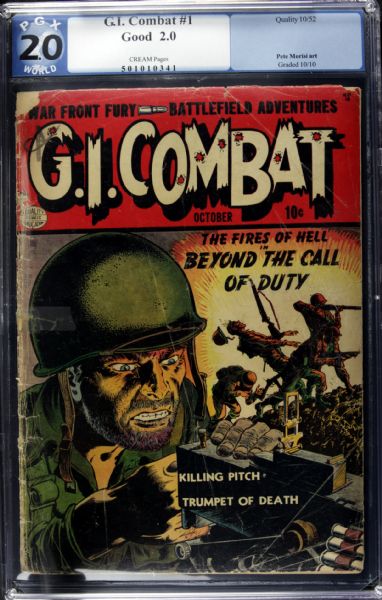 1952 G.I. Combat #1 Quality Comics (PGX 2.0 Good)
