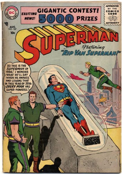 1956 Superman #107 DC Comics (VG)