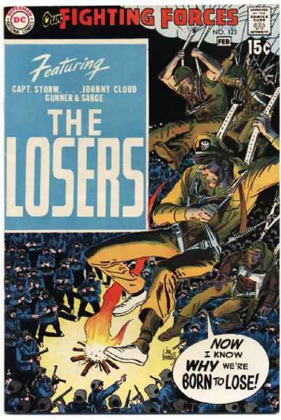 1970 Our Fighting Forces #123 DC Comics Ungraded Bronze Age (MEARS Auction LOA)