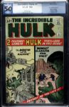 1962 Incredible Hulk #4 Marvel Comics (PGX 5.0 VG/F) Stan Lee Story Jack Kirby Art Origin of Hulk