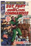 1965-71 Sgt. Fury & His Howling Commandos King Size Annual #1-7 Marvel Comics (Featuring Dick Ayers Cover/Art; Stan Lee, Roy Thomas, and Gary Friedrich Stories)