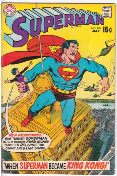 1970 Superman #226-231 DC Comics (Featuring Curt Swan Cover/Art; Leo Dorfman, Bob Haney, and Cary Bates Stories)