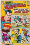 1969-70 Superman #219-225 DC Comics (Featuring Curt Swan and Neal Adams Cover/Art; Cary Bates, Leo Dorfman, and Bob Kanigher Stories)