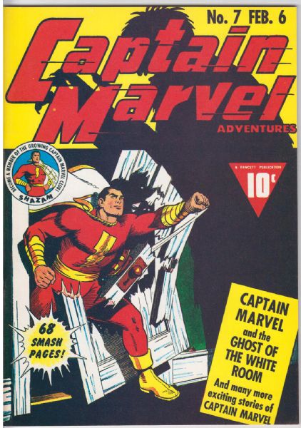 1942 Flashback #35/Captain Marvel #7 1970 Reprint "Marvel Comics" (Featuring C.C. Beck Cover/Art; Al Liederman and Alfred Bester Stories)