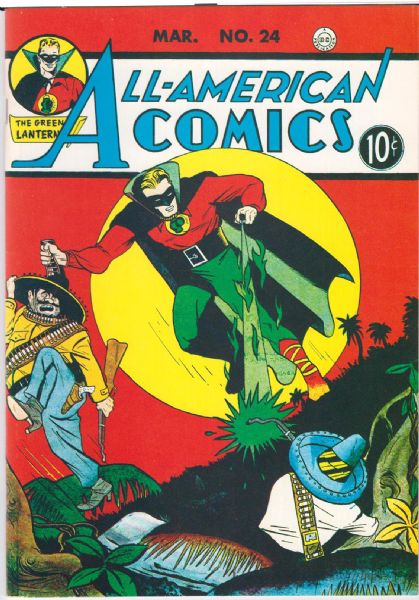 1941 Flashback #30/All-American Comics #24 1974 Reprint "DC Comics" Featuring Irwin Hasen Cover/Art; Bill Finger and Jon Blummer Stories)