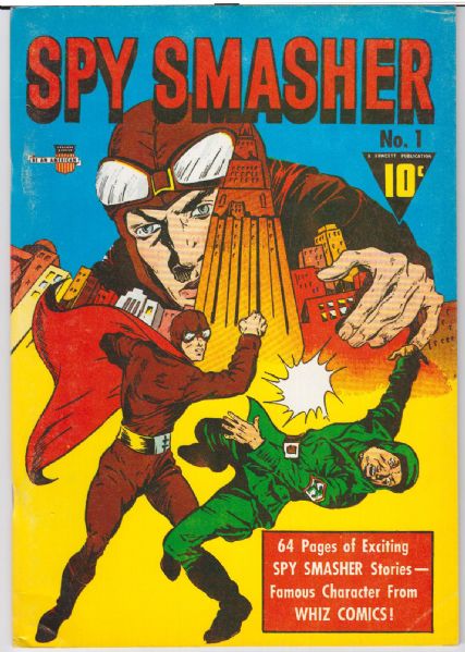1941 Flashback #24/Spy Smasher #1 1974 Reprint "Fawcett Publications" Featuring Charles Sultan Cover/Art