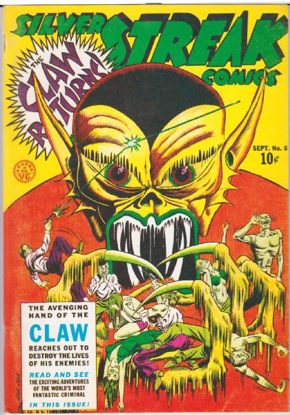 1940 Flashback #27/Silver Streak Comics #6 1974 Reprint "Lev Gleason Publications" Featuring Jack Cole Cover/Art/Stories