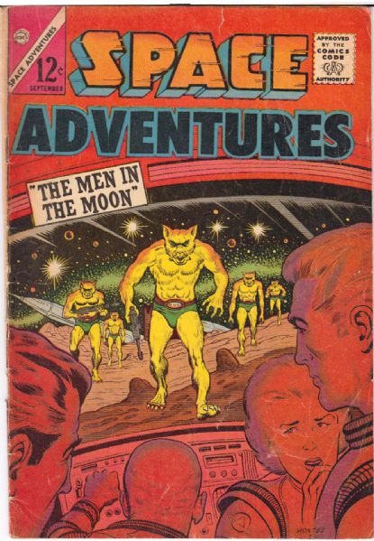1962-69 Space Adventures #6 46 50 53 & 56 Fair/VG (MEARS Auction LOA)