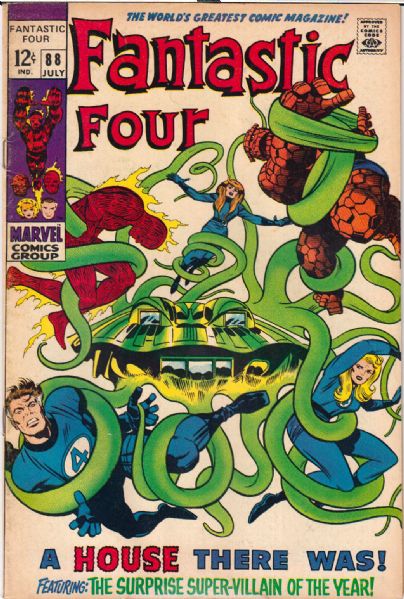 1969-70 The Fantastic Four #88-95 Marvel Comics (Featuring Jack Kirby Cover/Art; Stan Lee Stories)