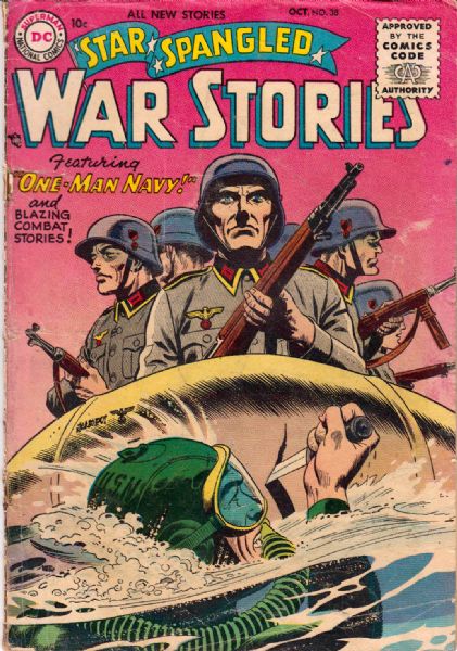1955-56 Star Spangled War Stories #38, 41 & 42 DC Comics Good/Very Good (MEARS Auction LOA)