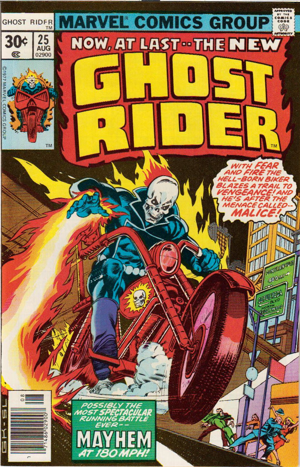 Ghost Rider 77 Lot Detail - 1976-77 Ghost Rider #21-25 Marvel Comics (MEARS VG/NM)