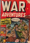 1952 War Combat #5, War Adventures #1, 5 Marvel Comics (Featuring Russ Heath and Joe Maneely Cover/Art; Hank Chapman Stories)