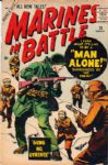 1954-58 Marines In Battle War Comics Golden/Silver Age Ungraded (MEARS Auction LOA) - Lot of 8