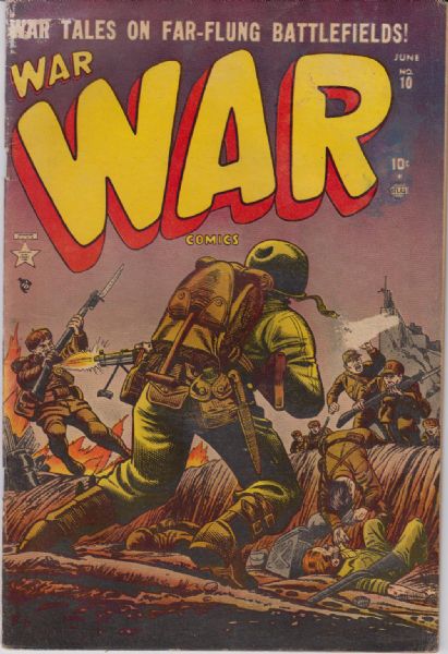 1952-54 War Comics #10, 14, 16, 24 Marvel Comics (Featuring Russ Heath Cover/Art; Robert Sale and Hank Chapman Stories)