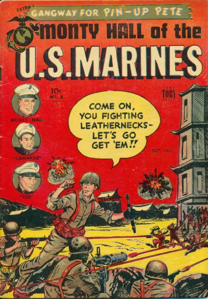 1951-52 Monty Hall of the U.S. Marines #2-4 Toby Publications (Featuring Mel Keefer Cover/Art)