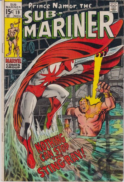 1969-70 Sub-Mariner #19-28 Marvel Comics Silver/Bronze Age Ungraded (MEARS Auction LOA)