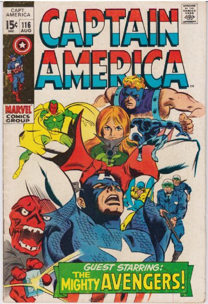 1969-86 Captain America #5-6 (Big Issue) 116 & 249-255 264-275 277 & 320-321 Marvel Comics Fine/Very Fine (MEARS Auction LOA)