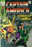 1969-70 Captain America #115 #120-122 Marvel Comics (MEARS LOA)
