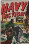 1954-56 Navy Action #3, Navy Combat #4, 9 Marvel Comics (Featuring Bill Everett Cover/Art; Don Heck, Joe Sinnott, and Gene Colan Stories)