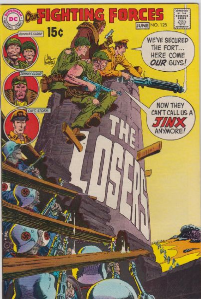 1970-71 Our Fighting Forces #125-132 DC Comics (Featuring Joe Kubert Cover/Art; Bob Kanigher Stories; Russ Heath and Sam Glanzman Interior Art)