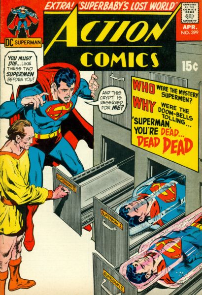 1971 Action Comics #399-403 DC Comics MEARS VG/VF (MEARS LOA)