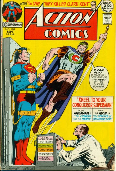 1971-1972 Action Comics #404-408 DC Comics MEARS F/VF (MEARS LOA)