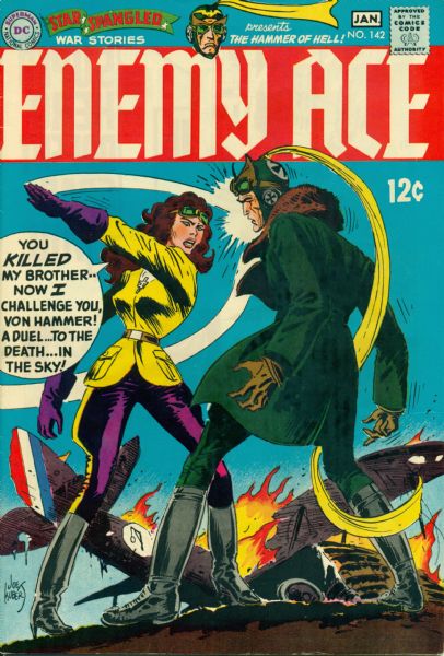 1968-69 Star Spangled War Stories Enemy Ace #140-142 DC Comics  Fine/Very Fine (MEARS Auction LOA)