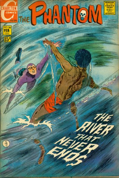 1970 Phantom #36-40 Charlton Comics Fine/Very Fine (MEARS Auction LOA)