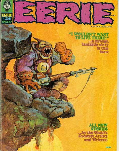 1970 Eerie Magazine #27-28 Warren Publishing (MEARS LOA)