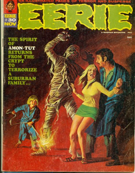 1970-71 Eerie Magazine #30 and #35 Warren Publishing (MEARS LOA)