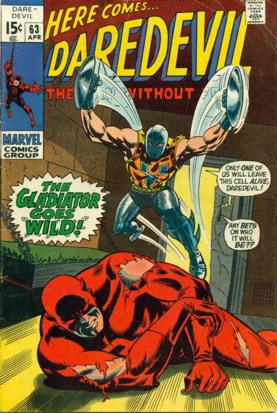 1969-70 Here Comes Daredevil #54-63 Marvel Comics Very Good/Very Fine (MEARS Auction LOA)