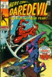1969-70 Here Comes Daredevil #54-63 Marvel Comics Very Good/Very Fine (MEARS Auction LOA)