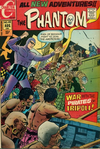 1971-72 Phantom #45-48 Charlton Comics Fine/Very Fine (MEARS Auction LOA)