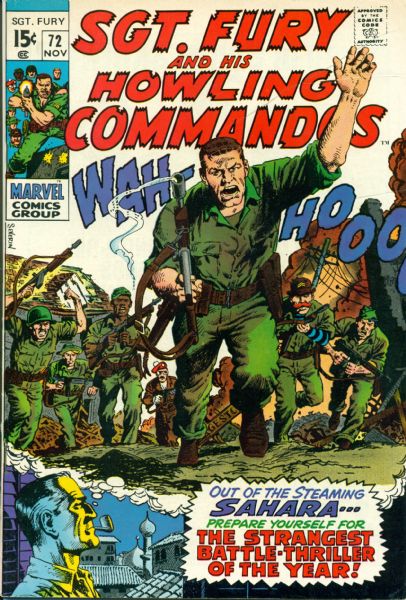 1969-71 Sgt. Fury & His Howling Commandos #72-91 Marvel Comics Silver/Bronze Age Ungraded (MEARS Auction LOA)
