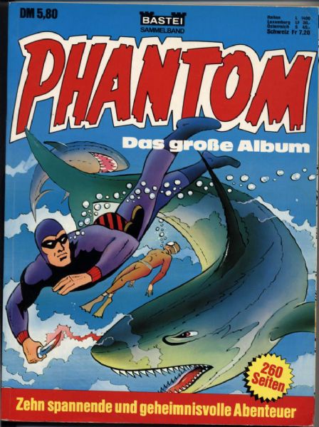 1970s German Phantom Album Including #24-25, 27-29 "Bastei Verlag" (MEARS Auction LOA)