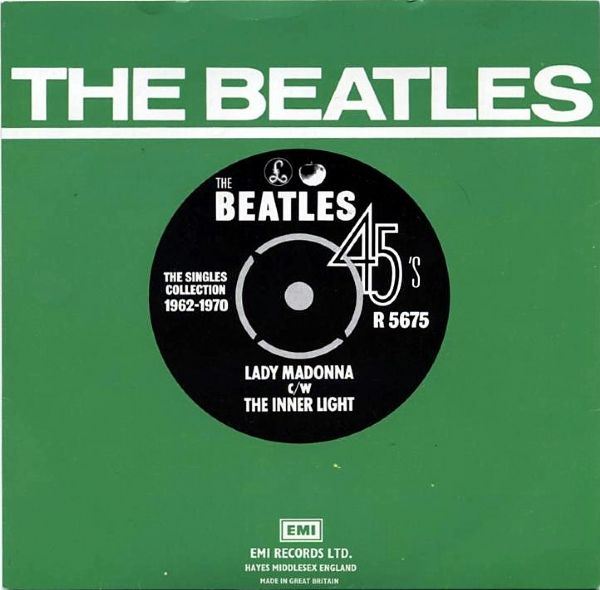 1968 The Beatles 45s Featuring The Inner Light and Lady Madonna