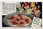 1950s Kelloggs Rice Krispies 3.5x5.5 Advertising Promotional Card (MEARS Auciton LOA) - Lot of 2